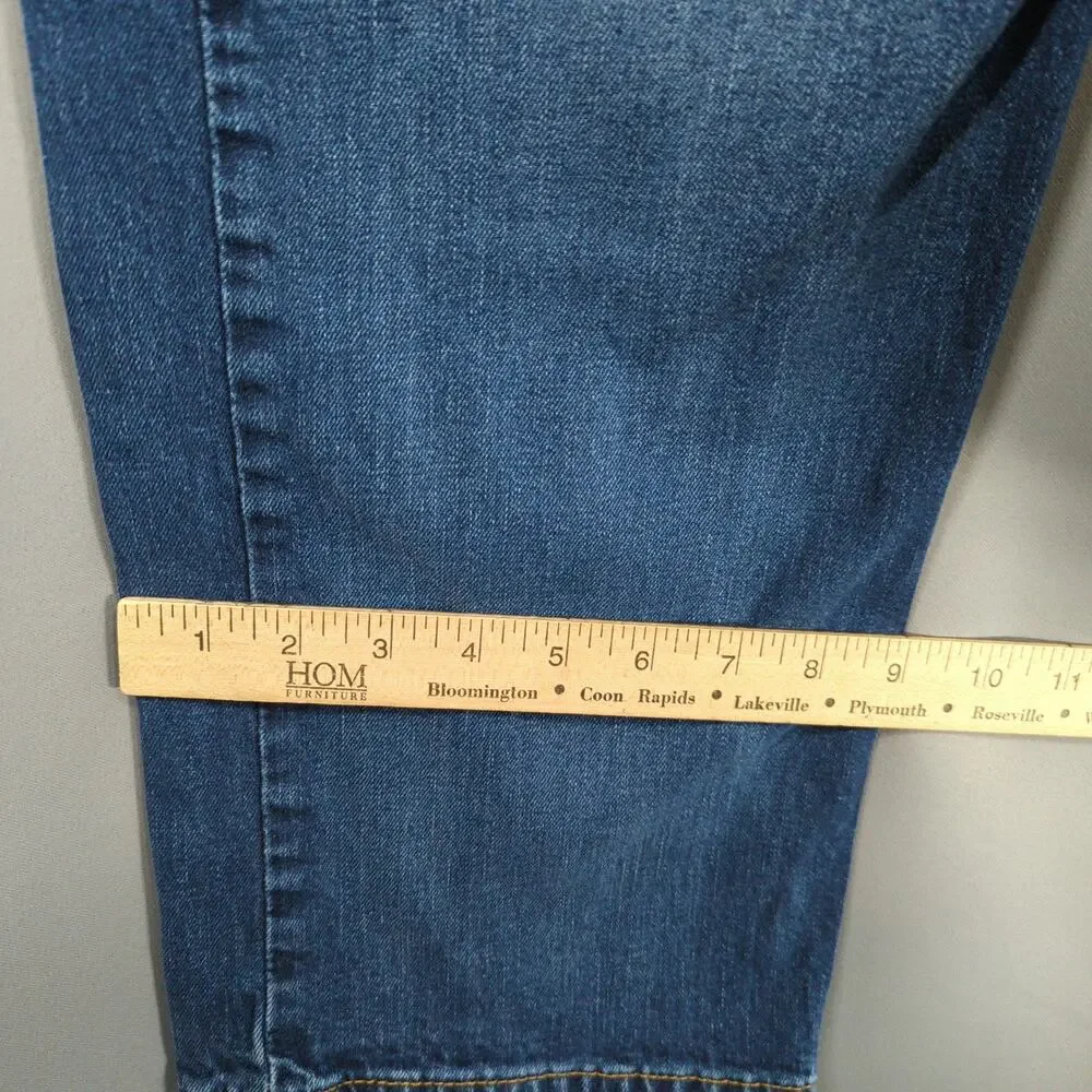 Levis 561 Jeans Mens 34x30 Blue Relaxed Straight Faded‎